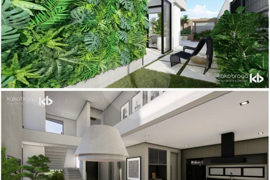 Casa em construção com 3 suítes no Condomínio Damha 2, na cidade de Piracicaba - SP.