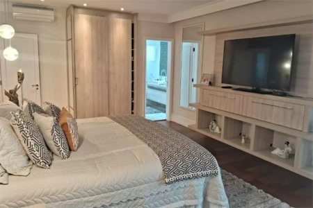 Apartamento à venda 281m² mobiliado, 4 suítes, 4 vagas no Morumbi