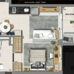 Studio mobiliado e equipado – Vila Mariana / Metrô Vila Mariana 22m2