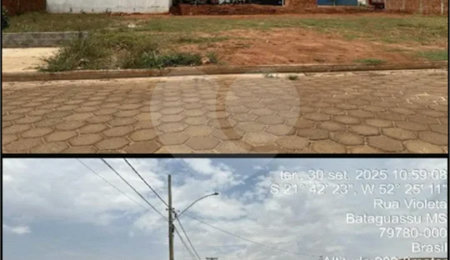 Terreno à venda no Centro, Bataguassu, MS