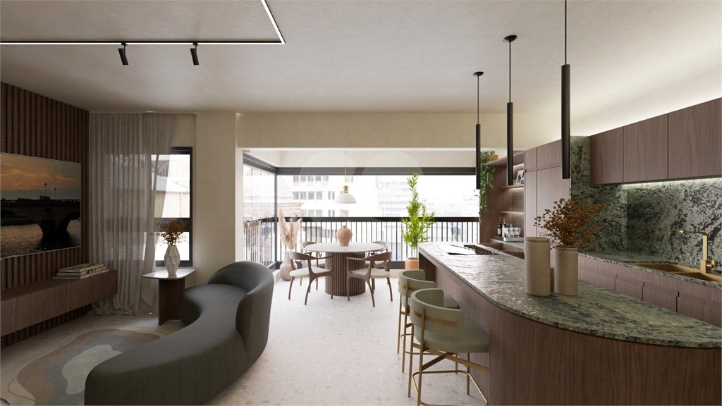 Apartamento à venda com 1 suíte em Jardim América, São Paulo, SP