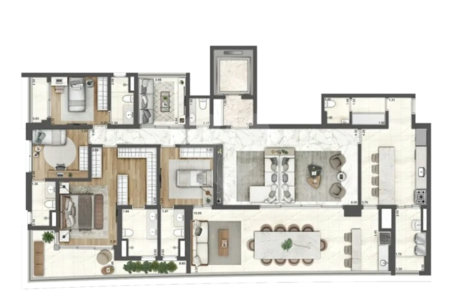 Apartamento à venda com 4 suítes em Vila Mariana, São Paulo, SP