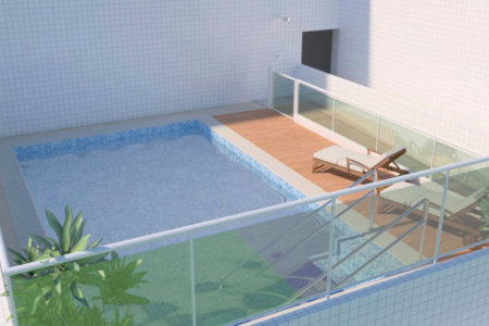 Apartamento Garden 94 m² com 2 dormitórios para venda ou aluguel no Embaré - Santos/SP
