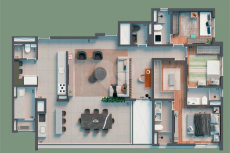 Apartamento à venda com 3 quartos em Vila Clementino, São Paulo, SP
