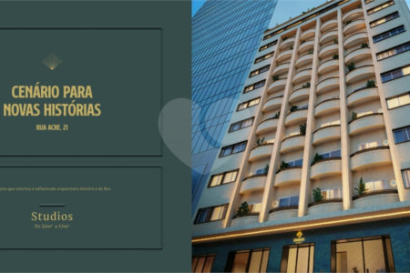 Studio à venda com 1 quarto no Centro, Rio de Janeiro, RJ