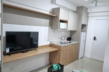 Studio à venda no Paraíso mobiliado 25 metros quadrados