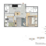 Apartamento à venda com 2 quartos em Mooca, São Paulo, SP