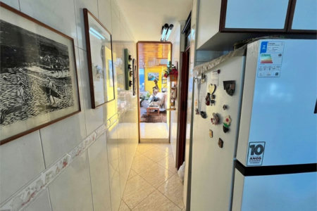 apartamento pé na areia com vista total para o mar em são vicente