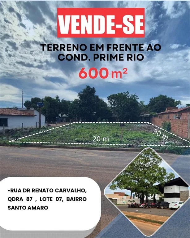 Terreno à venda em Santo Amaro, Balsas, MA