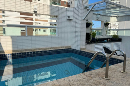 Cobertura com 2 dormitórios à venda, 175 m² por R$ 1.490.000,00 - Pompéia - Santos/SP