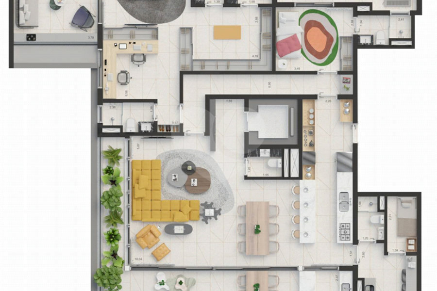 Apartamento à venda com 3 suítes em Jardim Paulista, São Paulo, SP