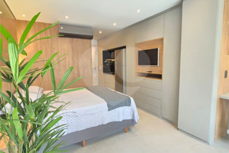 Studio à venda ou para alugar com 1 suíte em Cerqueira César, São Paulo, SP