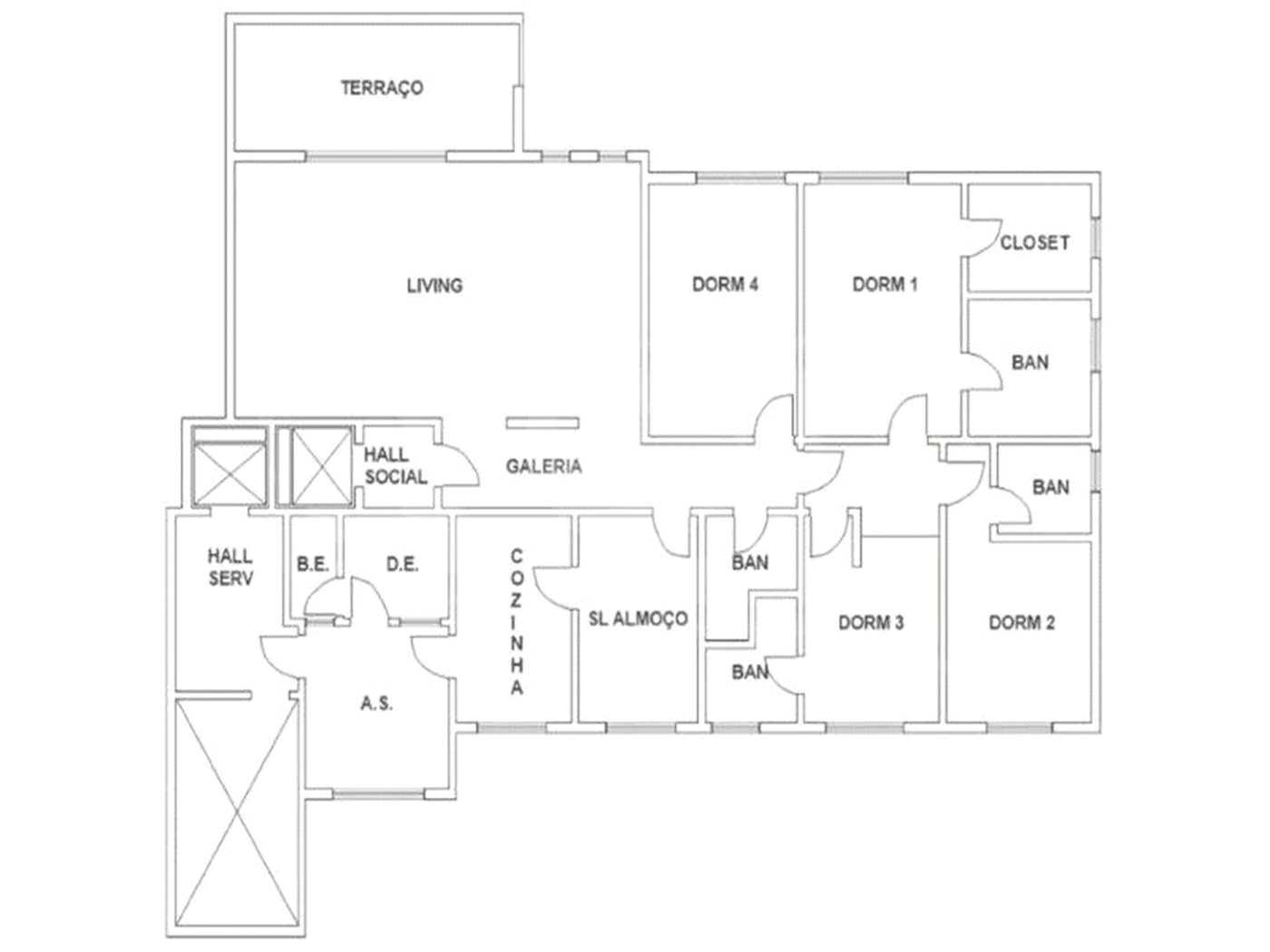 Apartamento à venda com 4 quartos, sendo 3 suítes,  em Indianópolis, São Paulo, SP