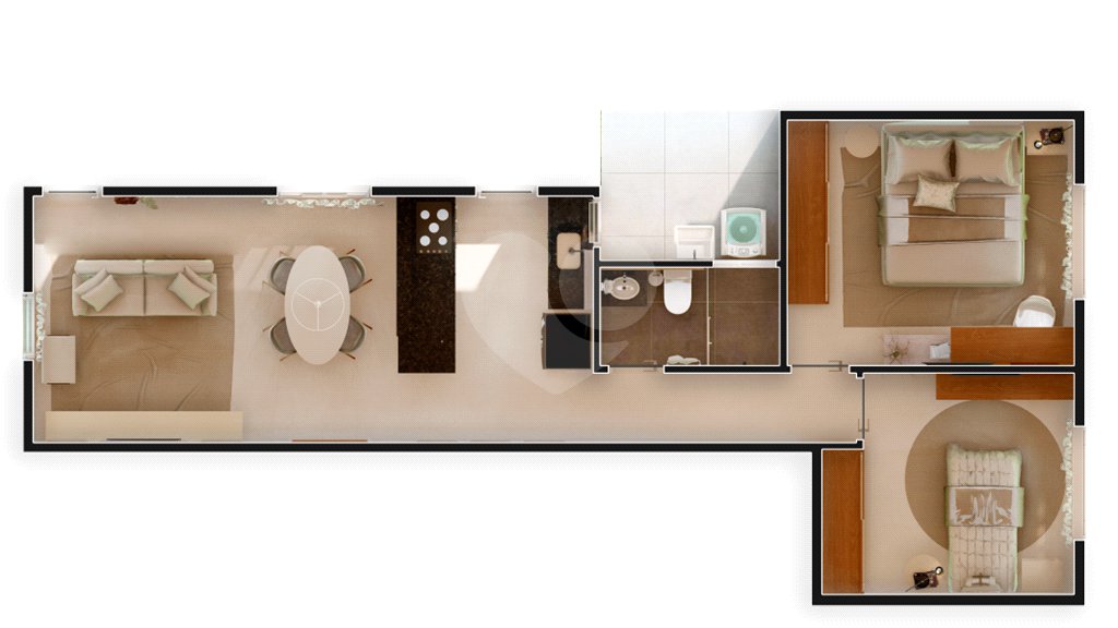 Casa à venda com 2 quartos no condomínio Uirapuru, Bom Jesus dos Perdões - SP
