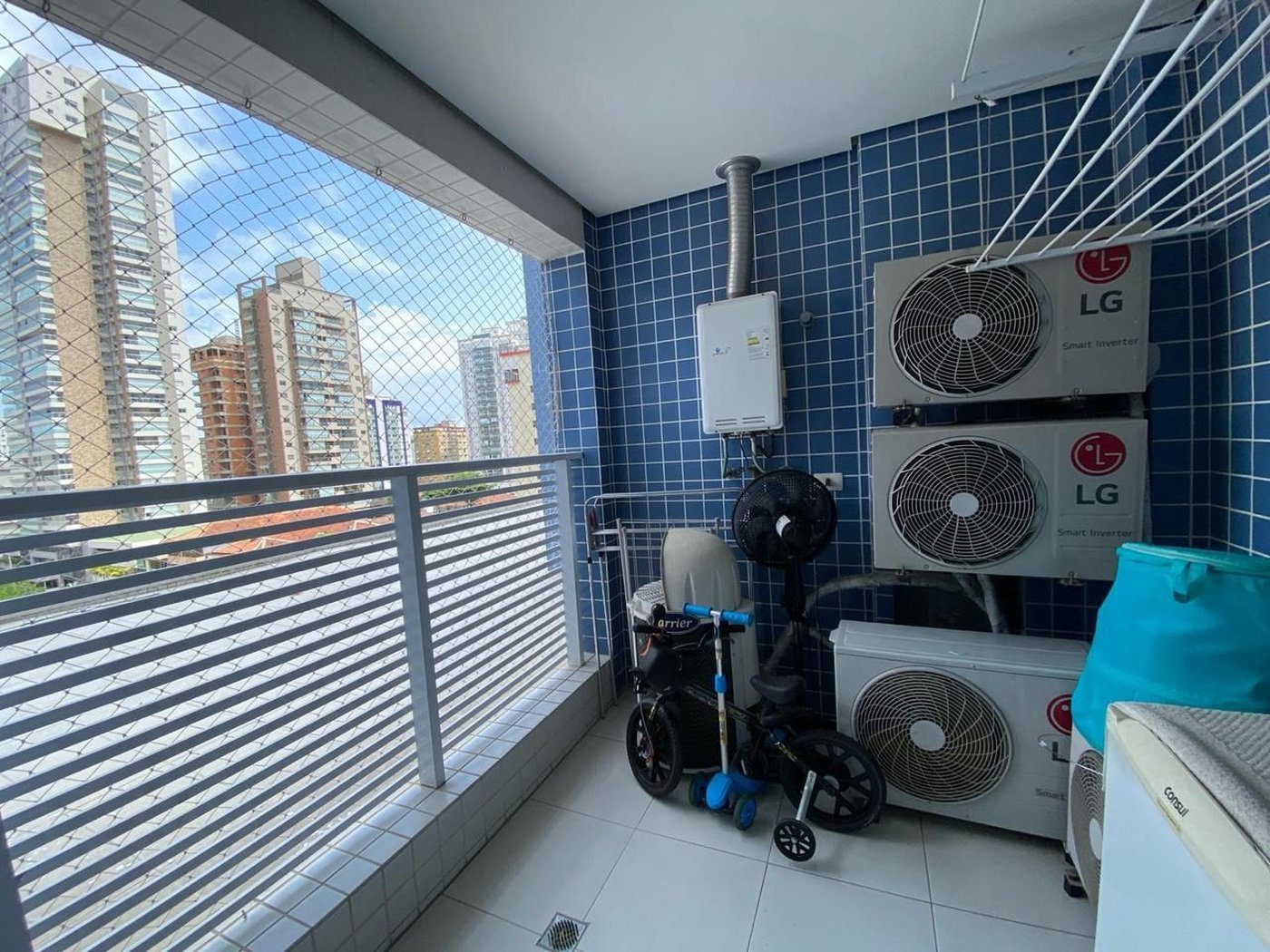 Apartamento com 3 dormitórios à venda, 129 m² por R$ 1.850.000,00 - Aparecida - Santos/SP