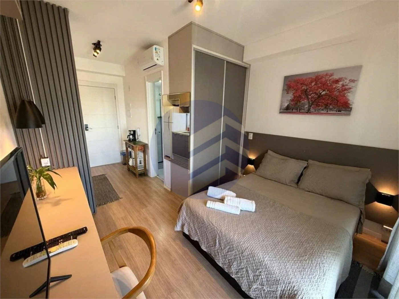 Studio à venda ou para alugar com 1 quarto, sendo 1 suíte, em Brooklin, São Paulo - SP