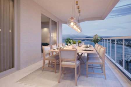 Apartamento com 3 dormitórios à venda, 227 m² por R$ 7.100.000,00 - Ponta da Praia - Santos/SP
