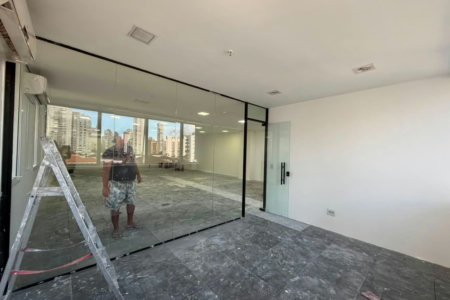 Sala comercial para locação, 127 m² - Gonzaga - Santos/SP