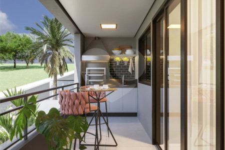 Apartamento à venda com 2 quartos, sendo 1 suíte, em Residencial Jardins da Catalunha, Atibaia, SP
