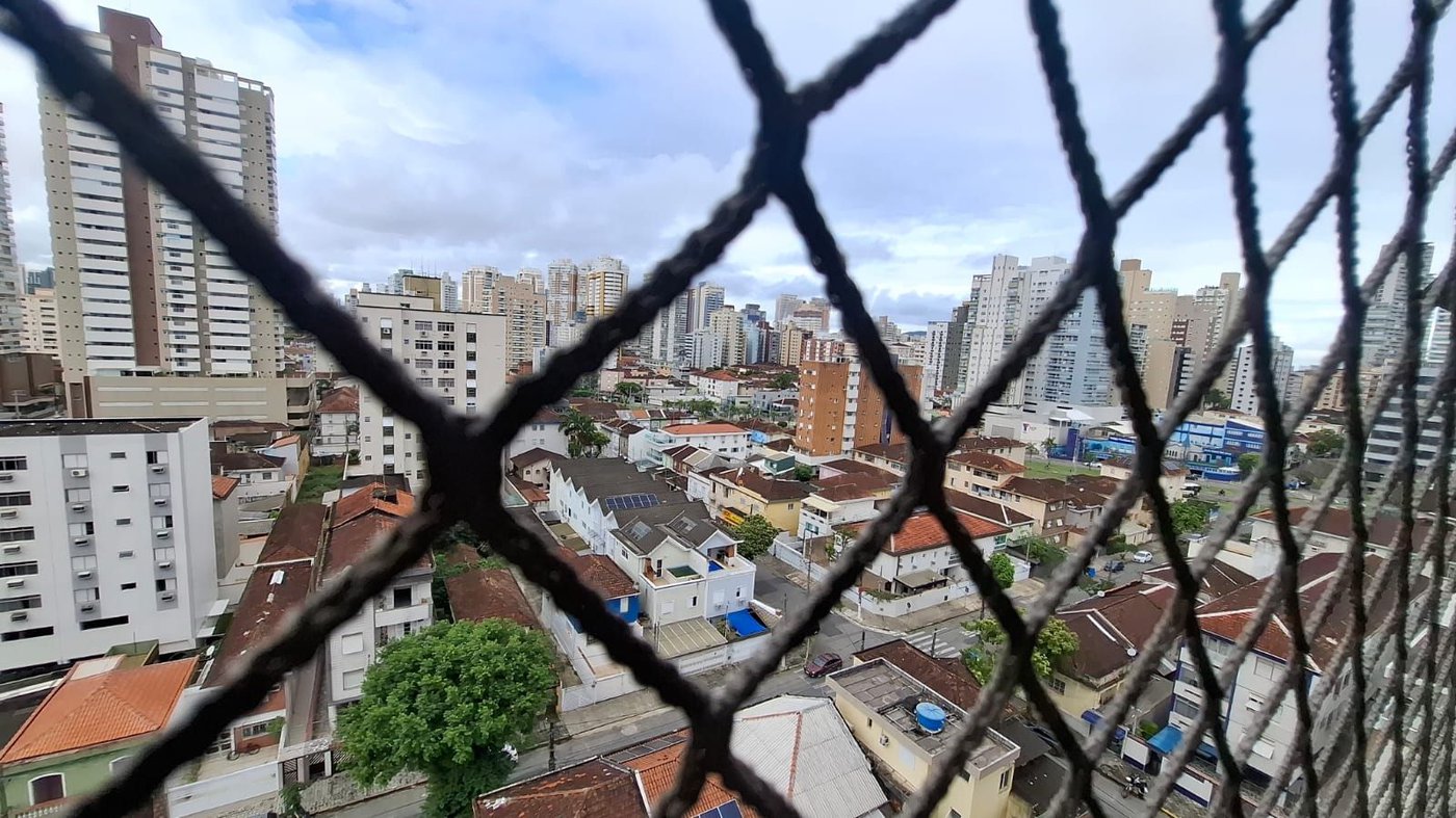 Apartamento com 2 dormitórios à venda, 80 m² por R$ 500.000,00 - Campo Grande - Santos/SP