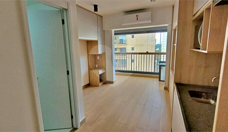Apartamento à venda com 1 quarto em Brooklin Paulista, São Paulo, SP