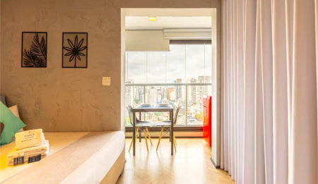 Apartamento à venda ou para alugar com 1 quarto em Vila Olímpia, São Paulo, SP
