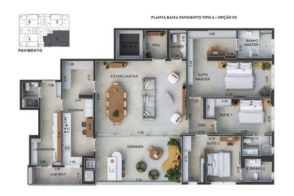 Apartamento 230m² 2