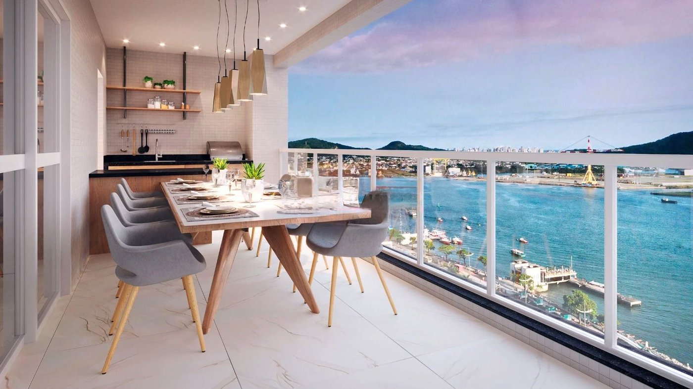 Apartamento à venda, 227 m² por R$ 6.000.000,00 - Ponta da Praia - Santos/SP