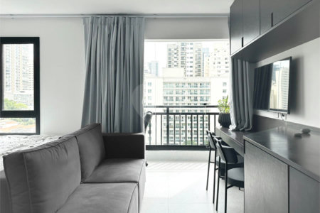 Apartamento à venda com 1 quarto em Pinheiros, São Paulo, SP
