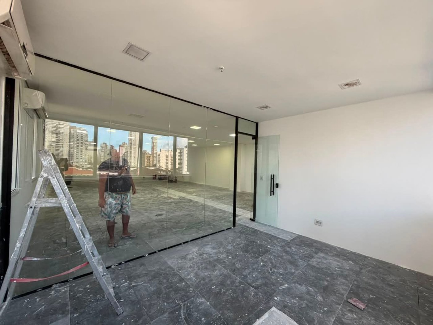 Sala comercial para locação, 127 m² - Gonzaga - Santos/SP