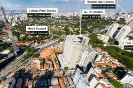 Apartamento à venda com 1 quarto em Pinheiros, São Paulo, SP
