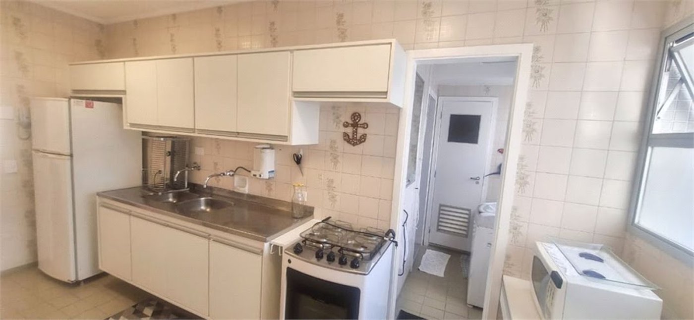 Apartamento porteira fechada com vista para o mar e lazer completo em Pitangueiras – Guarujá