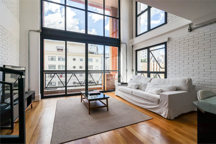 Apartamento à venda ou para alugar com 1 suíte em Jardim América, São Paulo, SP