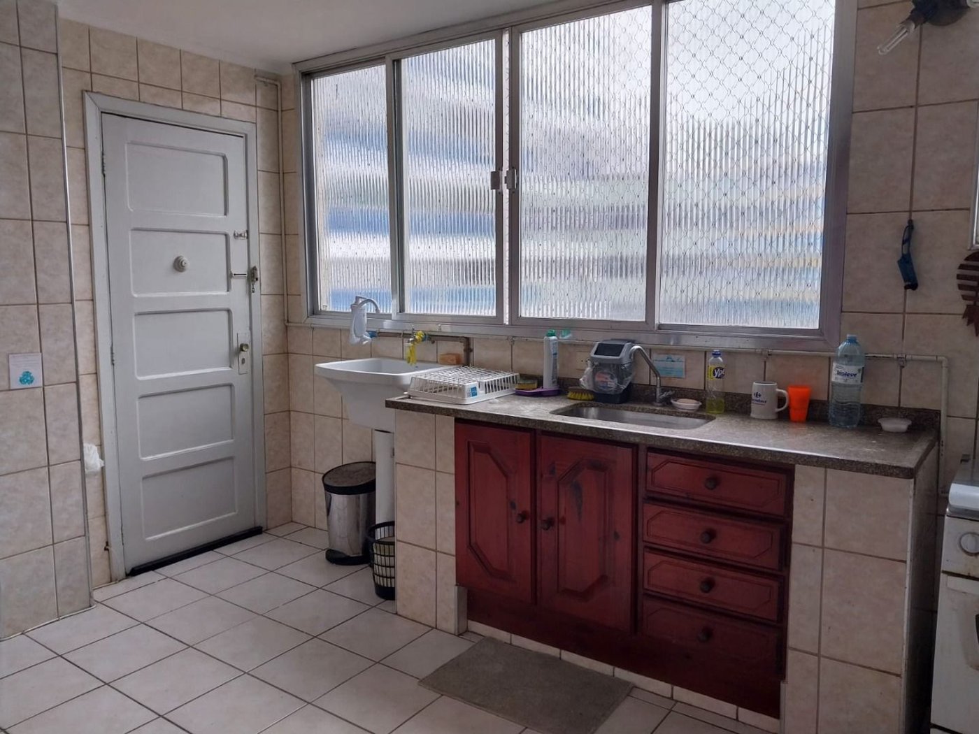 Apartamento com 2 dormitórios para alugar, 60 m² por R$ 3.690,00/mês - Gonzaga - Santos/SP