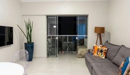 Apartamento com 2 dormitórios à venda, 76 m² por R$ 365.000,00 - Vila Júlia - Guarujá/SP