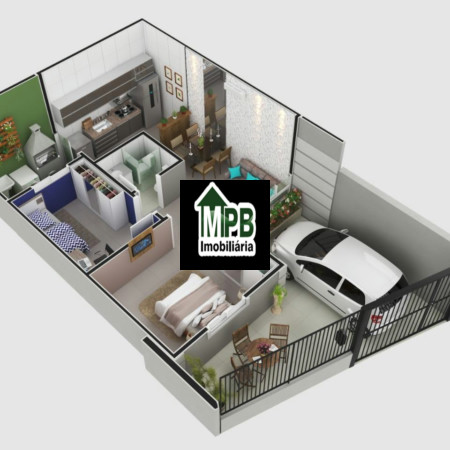 Casa à venda com 2 quartos em Jardim Santa Marta, Sorocaba, SP