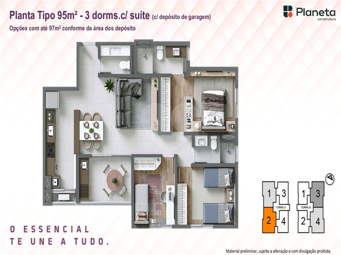 Apartamento à venda com 1 quarto em Além Ponte, Sorocaba, SP