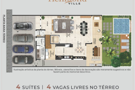 Casa à venda com 4 suítes no condomínio Richmond Ville, São Paulo - SP