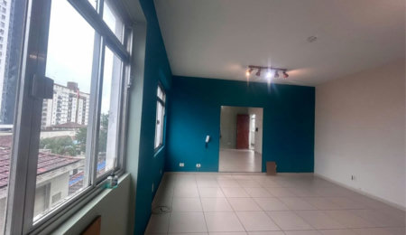 Sala Comercial para locação, Boqueirão, Santos - SA0084.