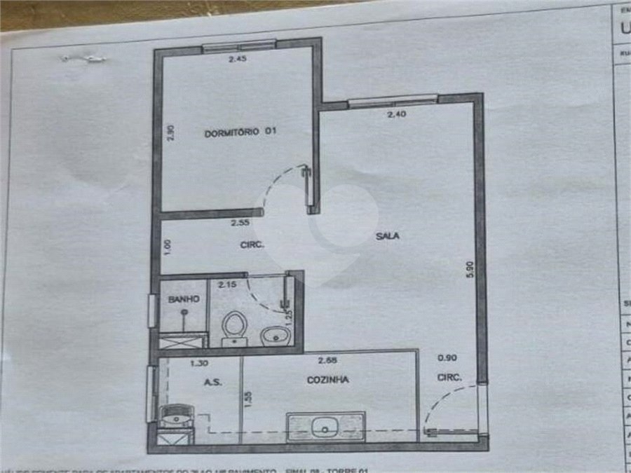 Apartamento à venda com 1 quarto em Mooca, São Paulo, SP