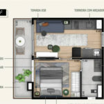 Apartamento à venda com 1 quarto em Pinheiros, São Paulo, SP