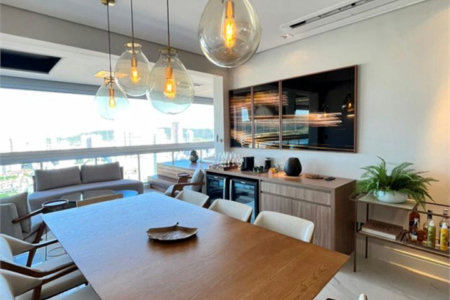 Apartamento com 1 quarto com hidromassagem e vista para o mar à venda em Aparecida - SP