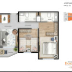 Apartamento à venda com 2 quartos, sendo 1 suíte, no Centro, Bom Jesus dos Perdões, SP
