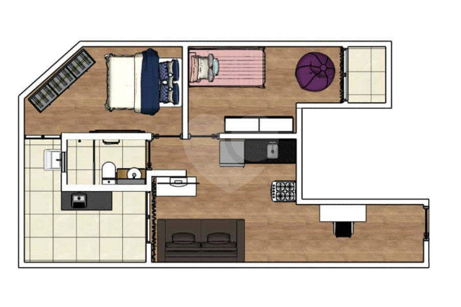 Apartamento à venda com 2 quartos em Mandaqui, São Paulo, SP
