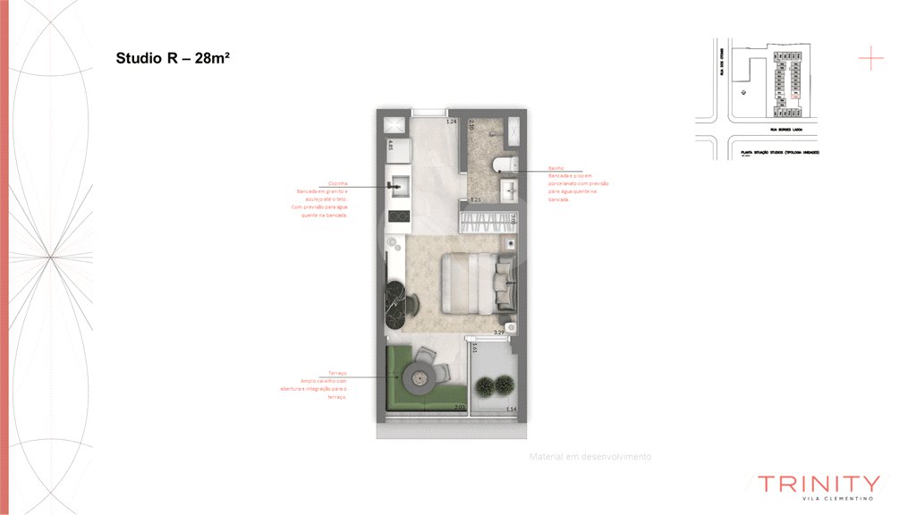 Apartamento à venda com 1 quarto em Vila Clementino, São Paulo, SP