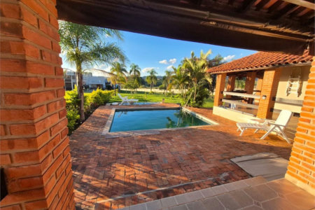 Chácara com 3 dormitórios à venda, 1200 m² por R$ 870.000,00 - Condomínio Ninho Verde II - Pardinho/SP