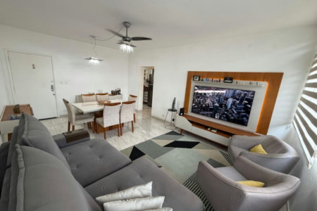 Apartamento à venda, 109 m² por R$ 775.000,00 - José Menino - Santos/SP