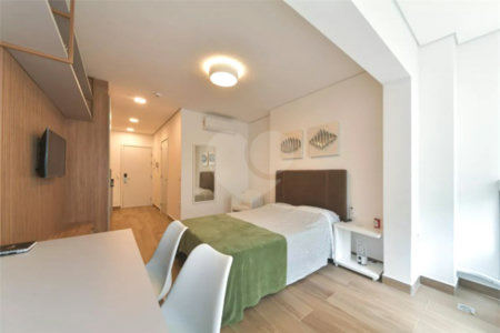 Apartamento à venda ou para alugar com 1 quarto em Santo Amaro, São Paulo, SP