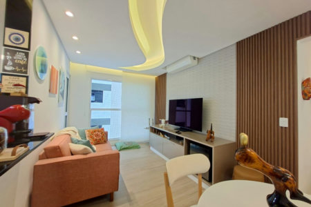 Apartamento com 2 dormitórios à venda, 82 m² por R$ 1.100.000,00 - Aparecida - Santos/SP