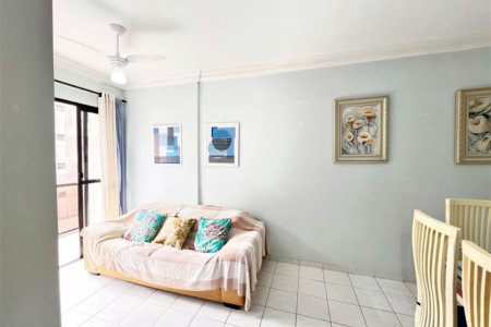 Apartamento com 1 dormitório à venda, 52 m² por R$ 265.000,00 - Jardim Três Marias - Guarujá/SP
